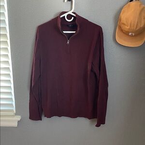 J.Crew maroon pullover sweater